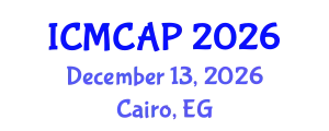 International Conference on Meteorology, Climatology and Atmospheric Physics (ICMCAP) December 13, 2026 - Cairo, Egypt