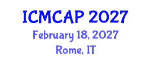 International Conference on Meteorology, Climatology and Atmospheric Physics (ICMCAP) February 18, 2027 - Rome, Italy