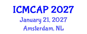 International Conference on Meteorology, Climatology and Atmospheric Physics (ICMCAP) January 21, 2027 - Amsterdam, Netherlands