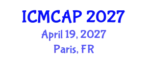 International Conference on Meteorology, Climatology and Atmospheric Physics (ICMCAP) April 19, 2027 - Paris, France