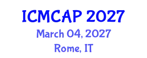 International Conference on Meteorology, Climatology and Atmospheric Physics (ICMCAP) March 04, 2027 - Rome, Italy