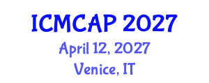 International Conference on Meteorology, Climatology and Atmospheric Physics (ICMCAP) April 12, 2027 - Venice, Italy