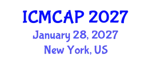 International Conference on Meteorology, Climatology and Atmospheric Physics (ICMCAP) January 28, 2027 - New York, United States