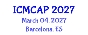 International Conference on Meteorology, Climatology and Atmospheric Physics (ICMCAP) March 04, 2027 - Barcelona, Spain