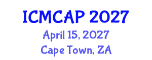 International Conference on Meteorology, Climatology and Atmospheric Physics (ICMCAP) April 15, 2027 - Cape Town, South Africa