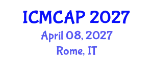 International Conference on Meteorology, Climatology and Atmospheric Physics (ICMCAP) April 08, 2027 - Rome, Italy
