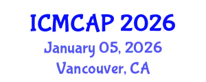 International Conference on Meteorology, Climatology and Atmospheric Physics (ICMCAP) January 05, 2026 - Vancouver, Canada