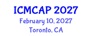 International Conference on Meteorology, Climatology and Atmospheric Physics (ICMCAP) February 10, 2027 - Toronto, Canada