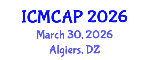 International Conference on Meteorology, Climatology and Atmospheric Physics (ICMCAP) March 30, 2026 - Algiers, Algeria