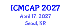 International Conference on Meteorology, Climatology and Atmospheric Physics (ICMCAP) April 17, 2027 - Seoul, Republic of Korea