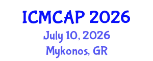 International Conference on Meteorology, Climatology and Atmospheric Physics (ICMCAP) July 10, 2026 - Mykonos, Greece