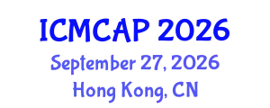 International Conference on Meteorology, Climatology and Atmospheric Physics (ICMCAP) September 27, 2026 - Hong Kong, China