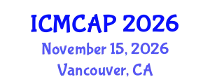 International Conference on Meteorology, Climatology and Atmospheric Physics (ICMCAP) November 15, 2026 - Vancouver, Canada
