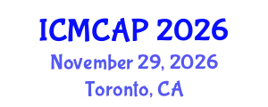 International Conference on Meteorology, Climatology and Atmospheric Physics (ICMCAP) November 29, 2026 - Toronto, Canada