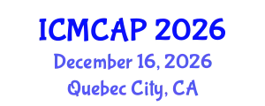 International Conference on Meteorology, Climatology and Atmospheric Physics (ICMCAP) December 16, 2026 - Quebec City, Canada
