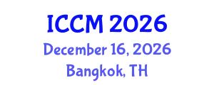 International Conference on Cognitive Modeling (ICCM) December 16, 2026 - Bangkok, Thailand
