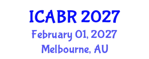 International Conference on Agricultural Biotechnology Research (ICABR) February 01, 2027 - Melbourne, Australia