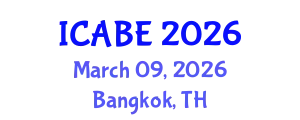 International Conference on Accounting, Business and Economics (ICABE) March 09, 2026 - Bangkok, Thailand