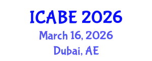 International Conference on Accounting, Business and Economics (ICABE) March 16, 2026 - Dubai, United Arab Emirates