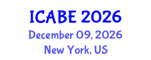 International Conference on Accounting, Business and Economics (ICABE) December 09, 2026 - New York, United States
