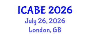 International Conference on Accounting, Business and Economics (ICABE) July 26, 2026 - London, United Kingdom