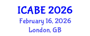 International Conference on Accounting, Business and Economics (ICABE) February 16, 2026 - London, United Kingdom