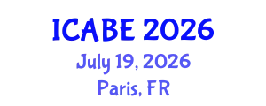International Conference on Accounting, Business and Economics (ICABE) July 19, 2026 - Paris, France