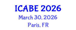 International Conference on Accounting, Business and Economics (ICABE) March 30, 2026 - Paris, France