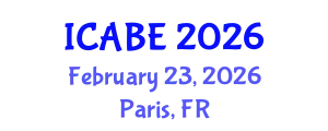 International Conference on Accounting, Business and Economics (ICABE) February 23, 2026 - Paris, France