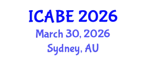 International Conference on Accounting, Business and Economics (ICABE) March 30, 2026 - Sydney, Australia