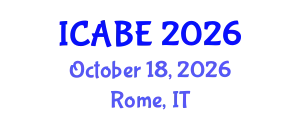 International Conference on Accounting, Business and Economics (ICABE) October 18, 2026 - Rome, Italy