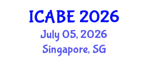 International Conference on Accounting, Business and Economics (ICABE) July 05, 2026 - Singapore, Singapore