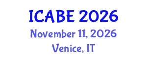 International Conference on Accounting, Business and Economics (ICABE) November 11, 2026 - Venice, Italy