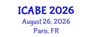 International Conference on Accounting, Business and Economics (ICABE) August 26, 2026 - Paris, France