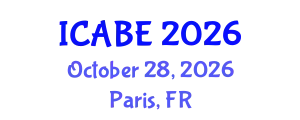International Conference on Accounting, Business and Economics (ICABE) October 28, 2026 - Paris, France