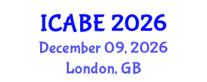 International Conference on Accounting, Business and Economics (ICABE) December 09, 2026 - London, United Kingdom