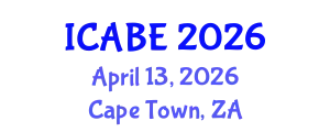 International Conference on Accounting, Business and Economics (ICABE) April 13, 2026 - Cape Town, South Africa