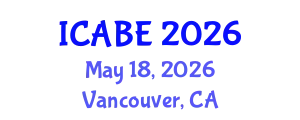 International Conference on Accounting, Business and Economics (ICABE) May 18, 2026 - Vancouver, Canada