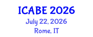 International Conference on Accounting, Business and Economics (ICABE) July 22, 2026 - Rome, Italy