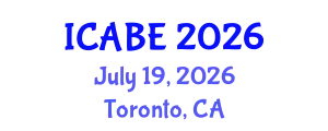 International Conference on Accounting, Business and Economics (ICABE) July 19, 2026 - Toronto, Canada