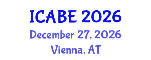 International Conference on Accounting, Business and Economics (ICABE) December 27, 2026 - Vienna, Austria
