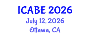 International Conference on Accounting, Business and Economics (ICABE) July 12, 2026 - Ottawa, Canada