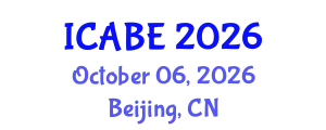 International Conference on Accounting, Business and Economics (ICABE) October 06, 2026 - Beijing, China
