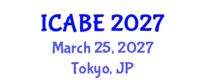 International Conference on Accounting, Business and Economics (ICABE) March 25, 2027 - Tokyo, Japan