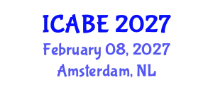 International Conference on Accounting, Business and Economics (ICABE) February 08, 2027 - Amsterdam, Netherlands