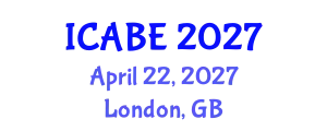 International Conference on Accounting, Business and Economics (ICABE) April 22, 2027 - London, United Kingdom