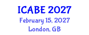International Conference on Accounting, Business and Economics (ICABE) February 15, 2027 - London, United Kingdom