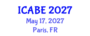 International Conference on Accounting, Business and Economics (ICABE) May 17, 2027 - Paris, France