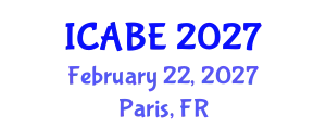 International Conference on Accounting, Business and Economics (ICABE) February 22, 2027 - Paris, France