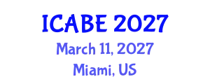 International Conference on Accounting, Business and Economics (ICABE) March 11, 2027 - Miami, United States